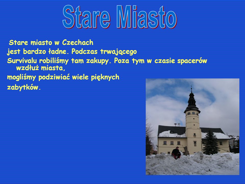 Stare Miasto Stare miasto w Czechach