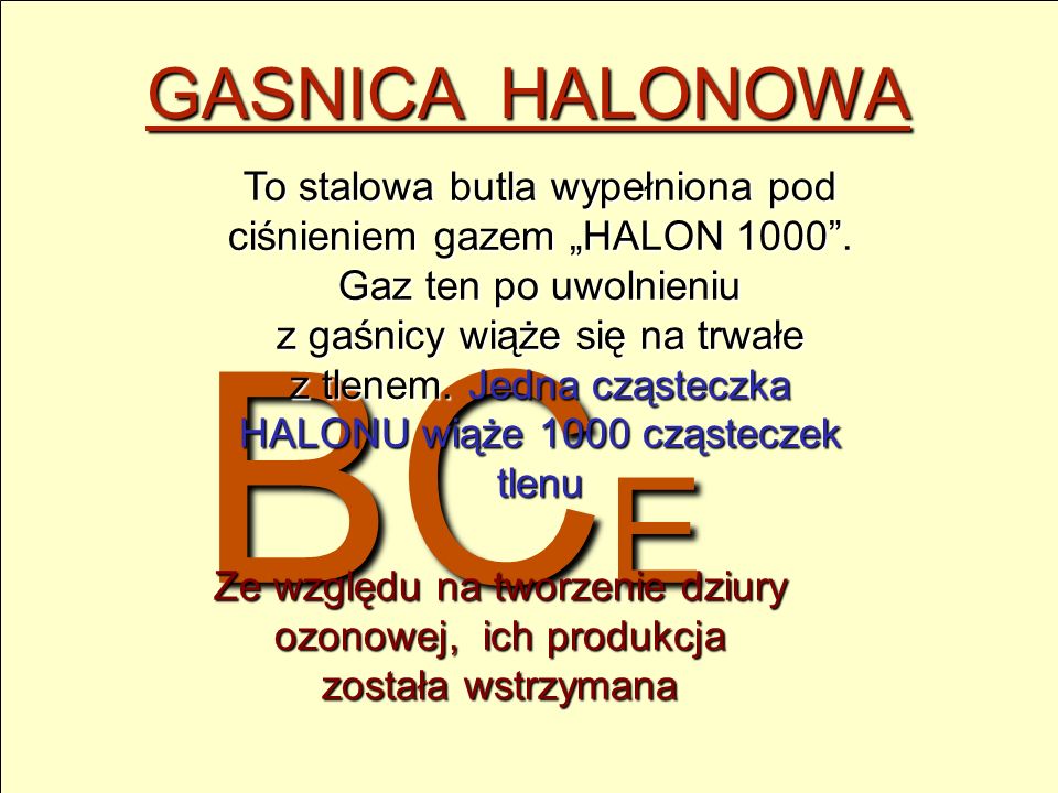 GASNICA HALONOWA