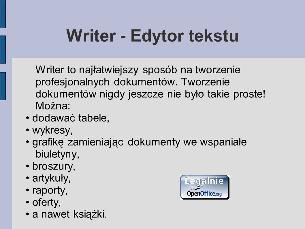 Writer - Edytor tekstu