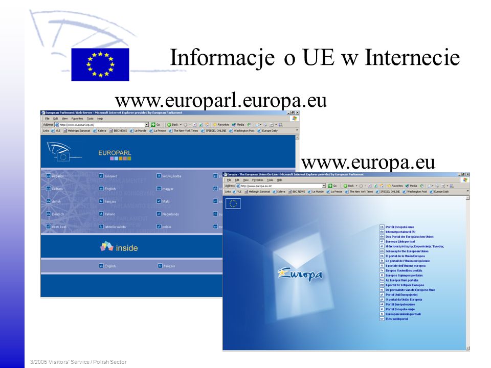 Informacje o UE w Internecie