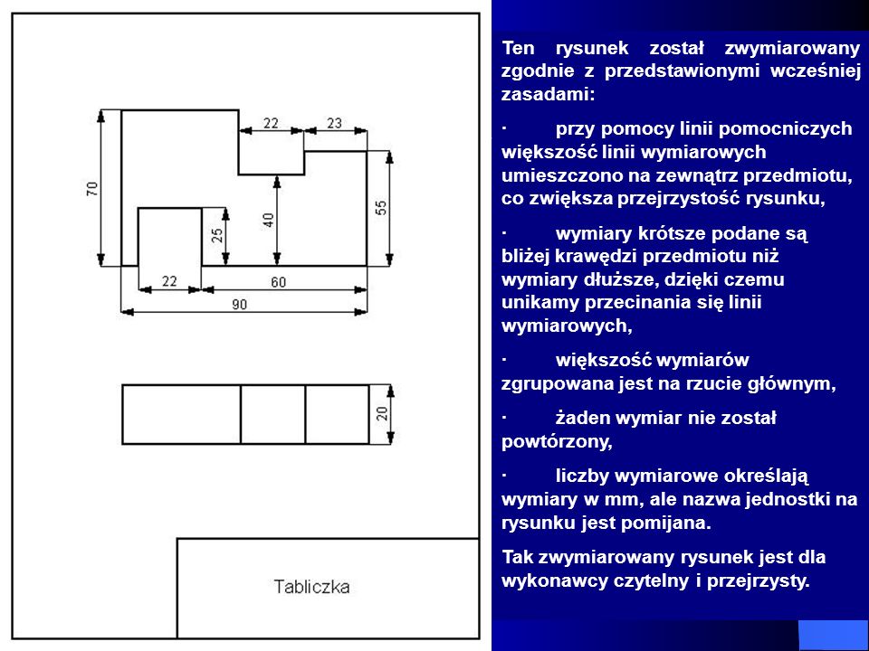 Rysunek Techniczny Wymiarowanie Ppt Video Online Pobierz