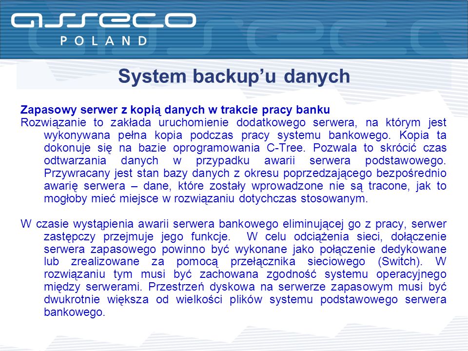 System backup’u danych