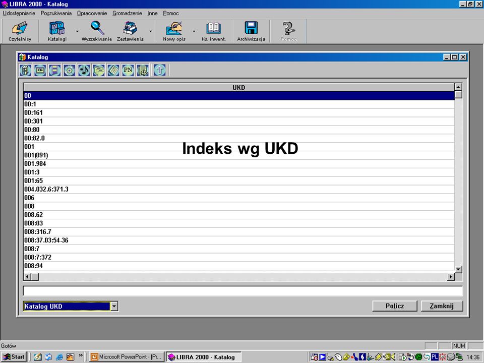 Indeks wg UKD