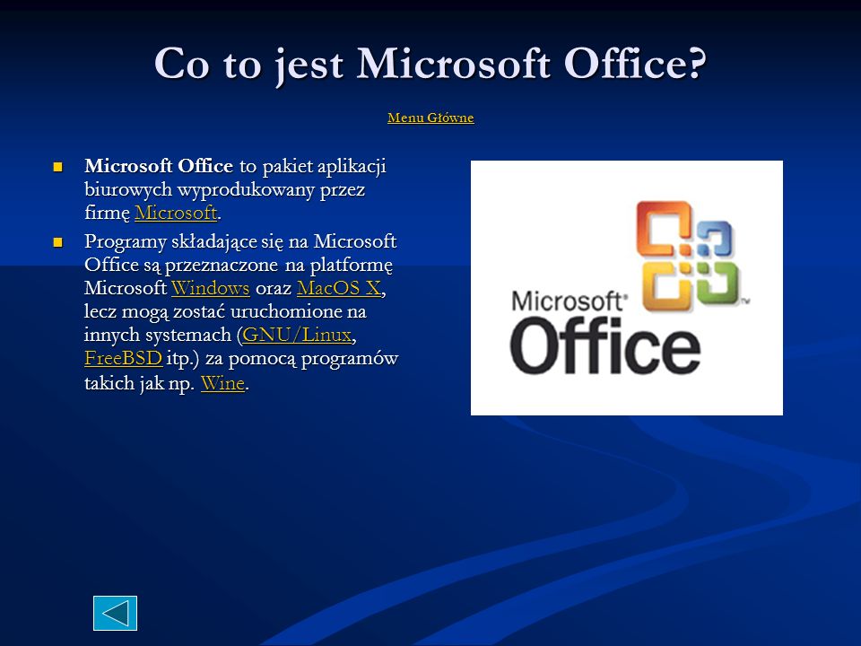 Co to jest Microsoft Office Menu Główne