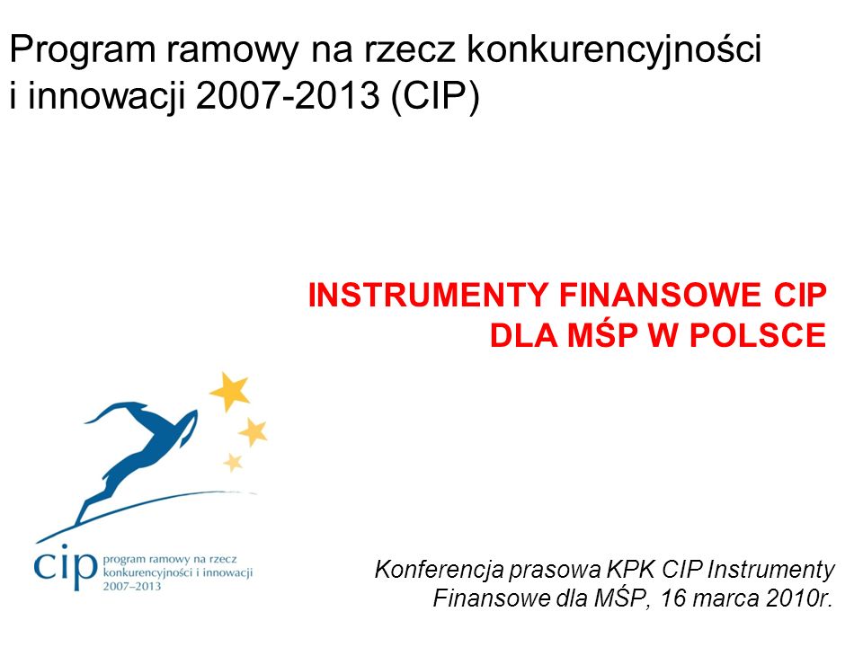 Program ramowy na rzecz konkurencyjności i innowacji (CIP)
