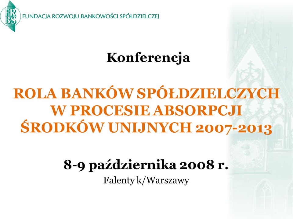 8-9 października 2008 r. Falenty k/Warszawy