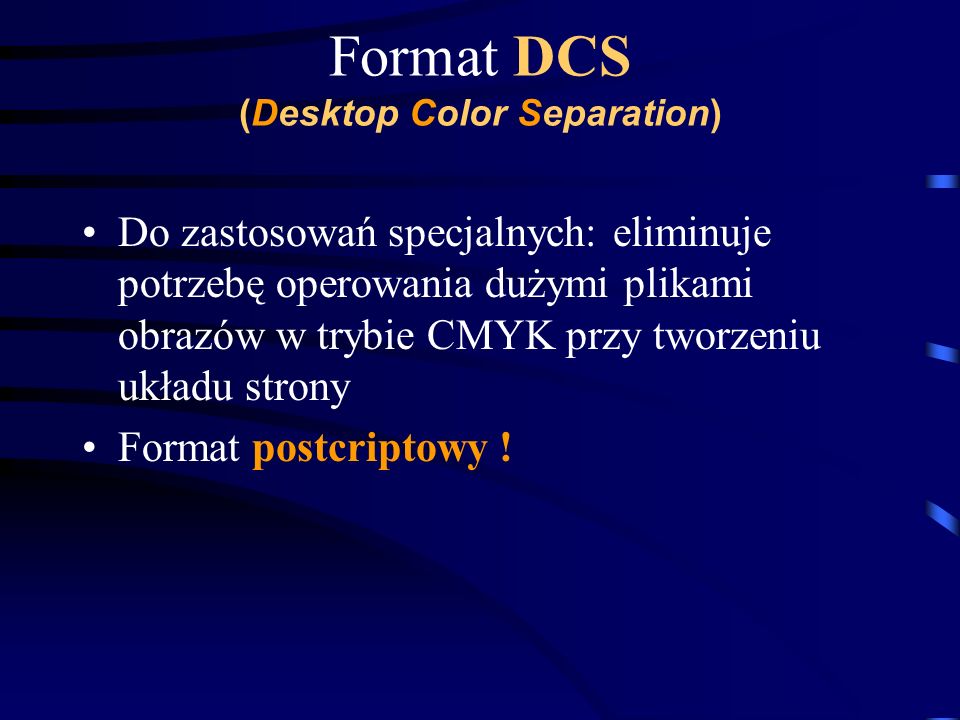 Format DCS (Desktop Color Separation)