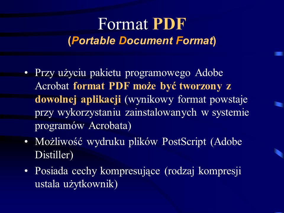 Format PDF (Portable Document Format)