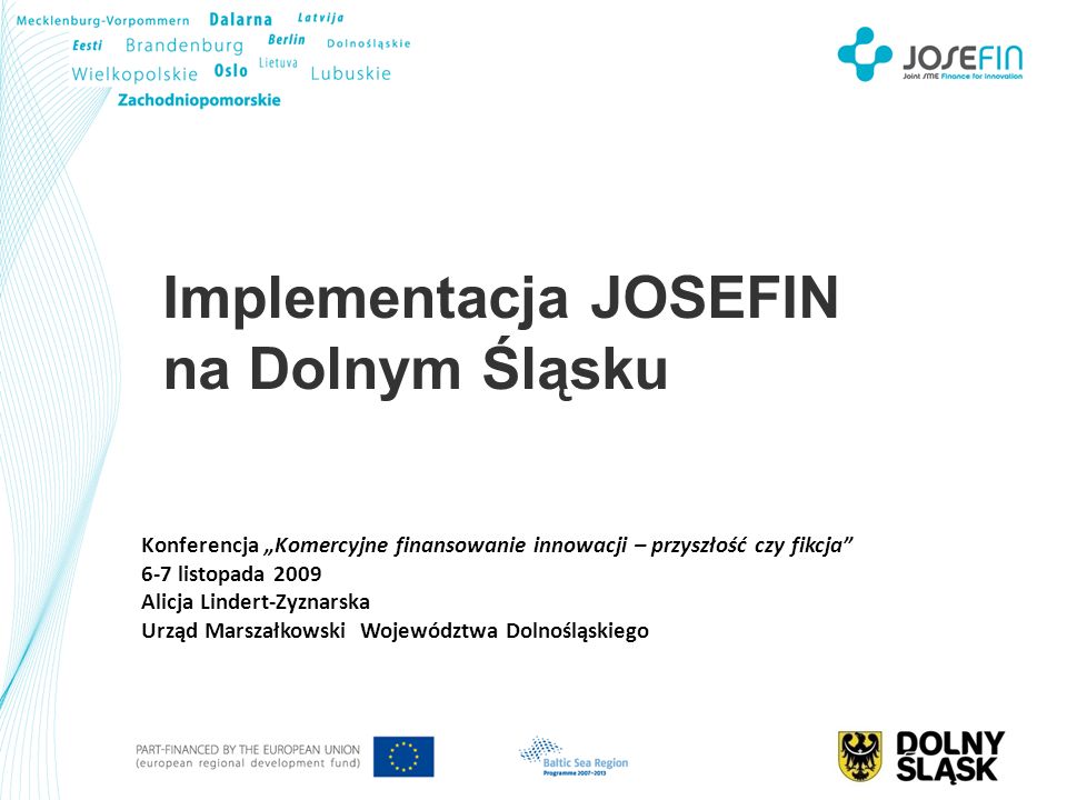 Implementacja JOSEFIN na Dolnym Śląsku