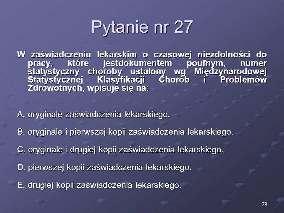 Kariera lekarza Lek. Marcin Żytkiewicz. Pytanie nr 27.