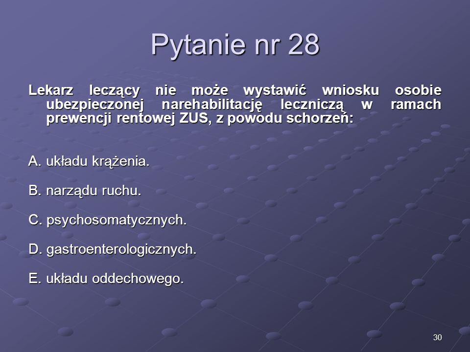 Kariera lekarza Lek. Marcin Żytkiewicz. Pytanie nr 28.
