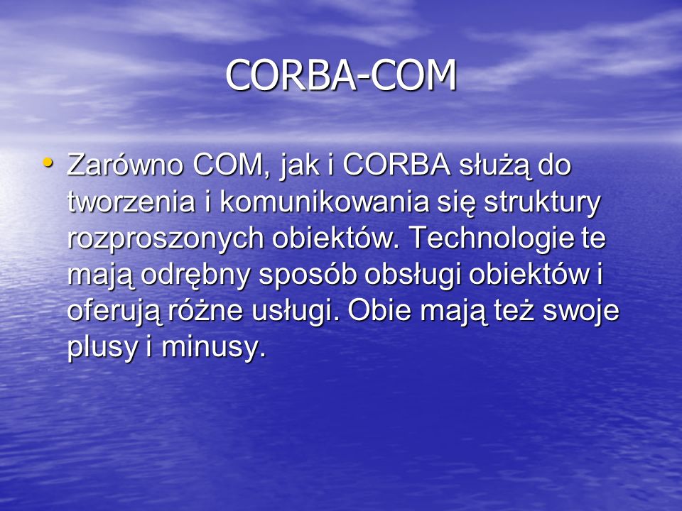 CORBA-COM