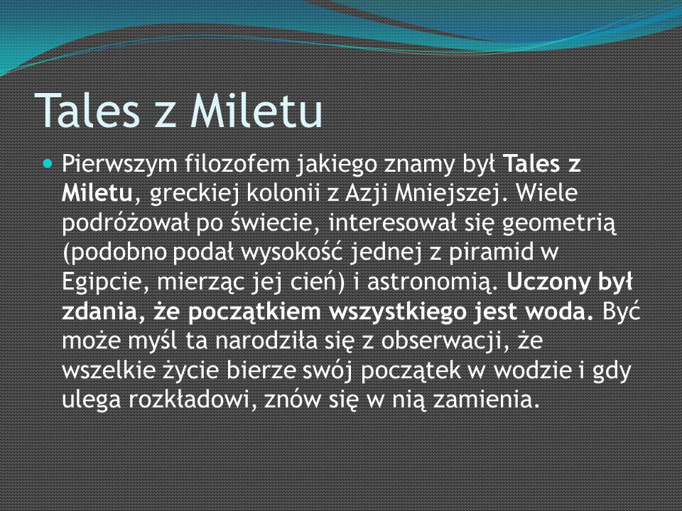 Tales z Miletu