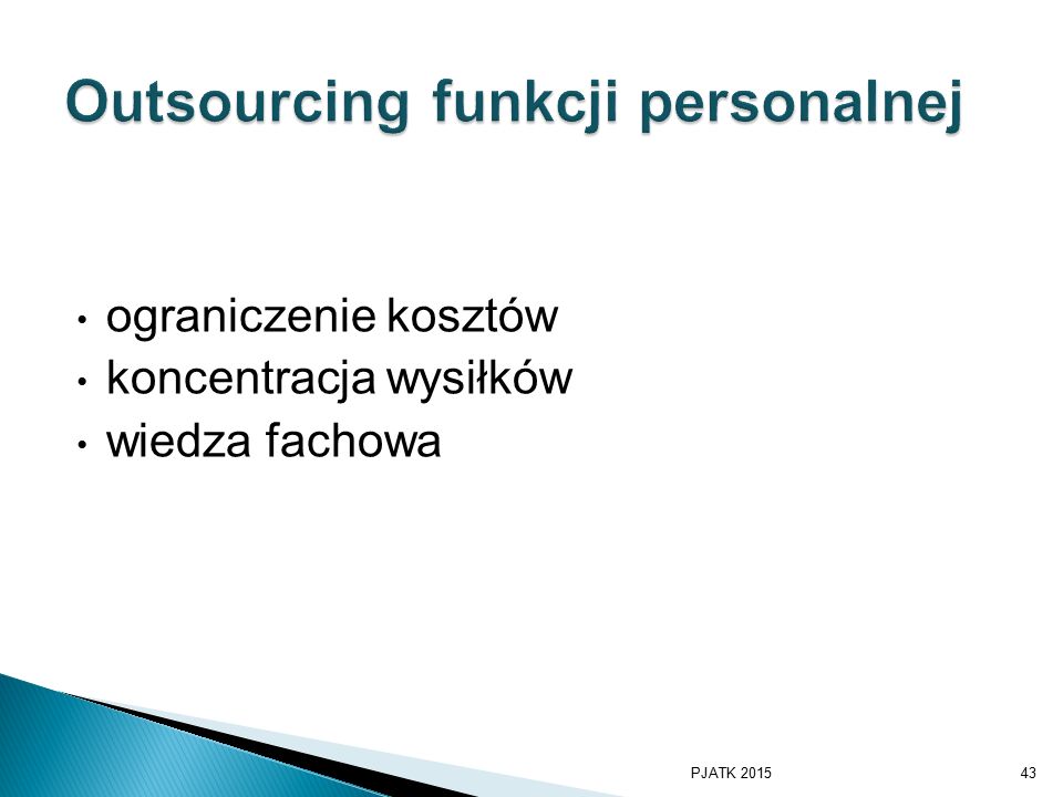 Outsourcing funkcji personalnej